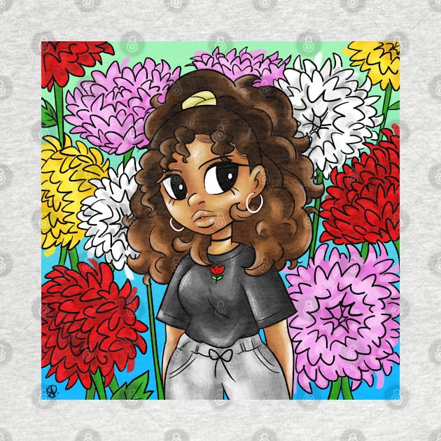 Aliyah Art Chrysanthemums by aliyahart